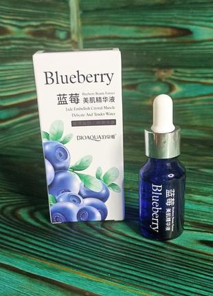 Сироватка з гіалуроновою кислотою і екстрактом чорниці bioaqua blueberry essence wonder (15мл)