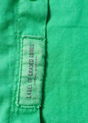 Зелена стильна сорочка фірми hm, р.s-m4 фото