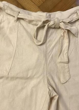 Zeeman-комфортні штани з поясом віскоза/льон/бавовна! р.-423 фото
