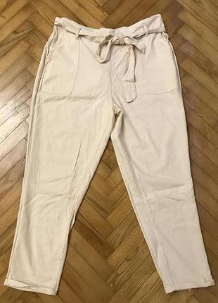 Zeeman-комфортні штани з поясом віскоза/льон/бавовна! р.-42