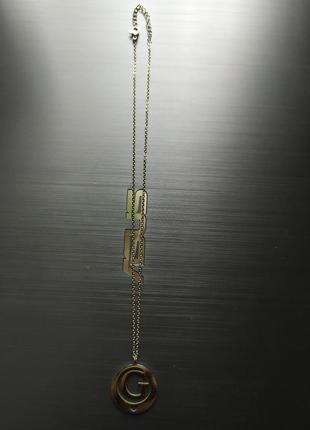 Цепочка подвеска кулон колье підвіска кольє ланцюжок чокер намисто цепь срібло золото серебро3 фото
