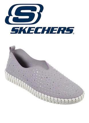 Лавандові переливаються кросівки skechers р. 36-36,5