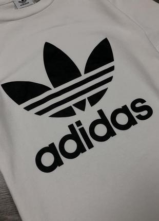 Оригінальна футболка  adidas з великим логотипом9 фото