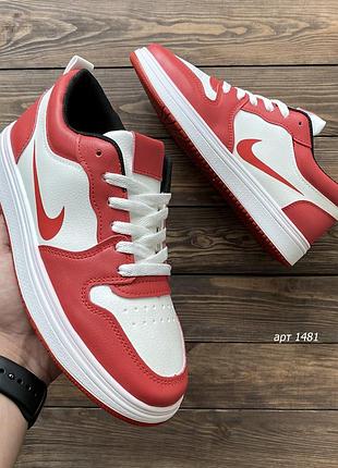 Кросівки nike jordan red white 27.5см кроссовки