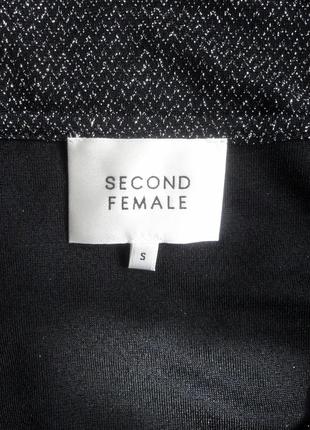 Супер брендовый джемпер свитер  кофта second femali люрекс4 фото