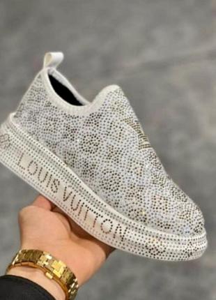 Шикарні брендові кросівки луи виттон сникерси кеди