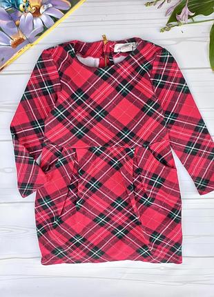 Тепле плаття  в клітинку