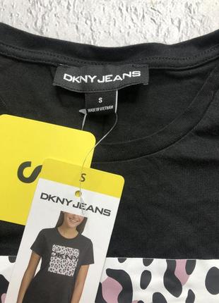 Футболка оригінал dkny jeans леопард2 фото