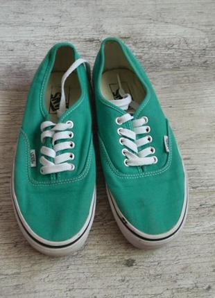 Кеды vans, оригинал, стелька 25 см на наш 38-39 размер мужской us 7, женский us 8,5