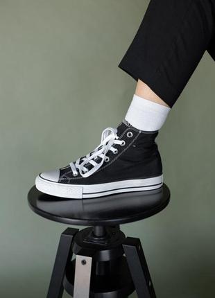 Кеды converse chuck taylor all star high black4 фото