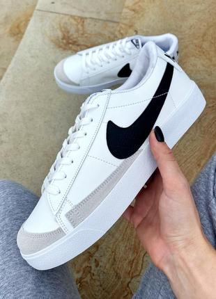 Кроссовки nike blazer low white 3.0