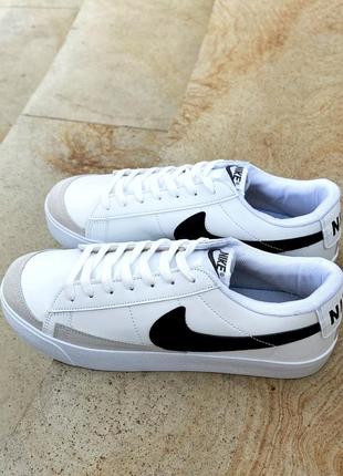 Кроссовки nike blazer low white 3.04 фото