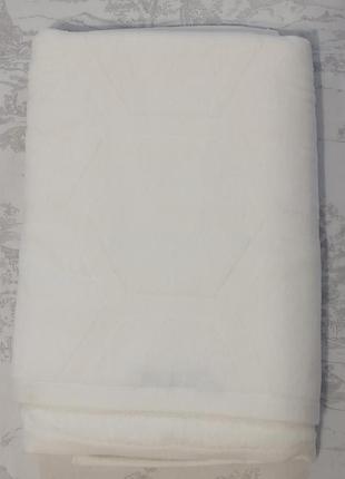 Новий білий махровий рушник бджолині соти,  70 х 140