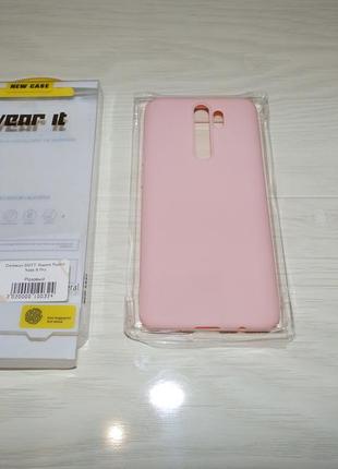 Чехол с софт-тач покрытием full soft case для xiaomi redmi note 8 pro розовый