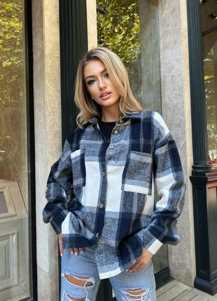 Сорочка жіноча в клітинку