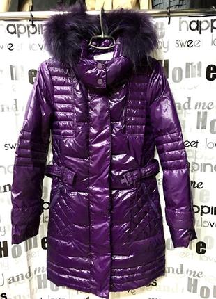 Пальто пуховик 100% пух