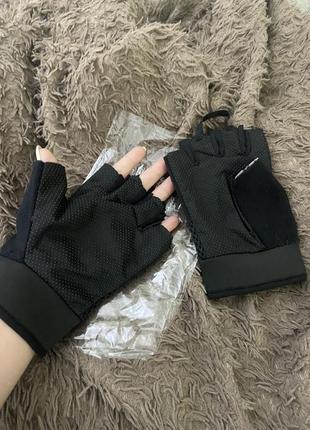 Безпалі військові чорні тактичні рукавиці 5.11