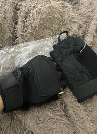 Безпалі військові чорні тактичні рукавиці 5.11