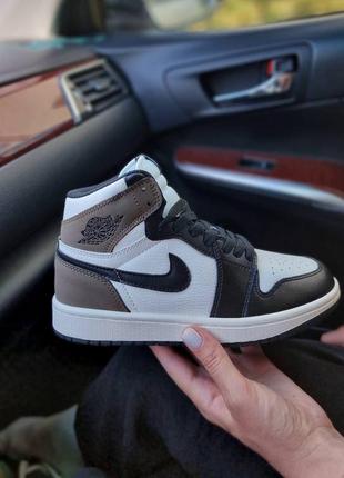 Кроссовки мужские nike air jordan 1 retro dark mocha2 фото