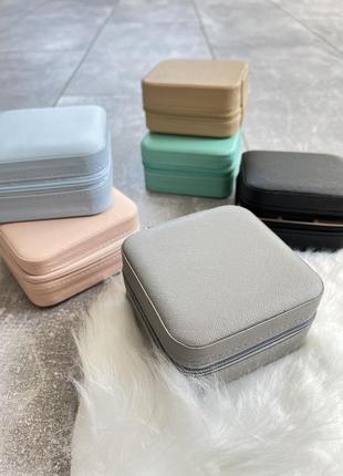 Шкатулка для украшений для хранения и путешествий органайзер коробочка