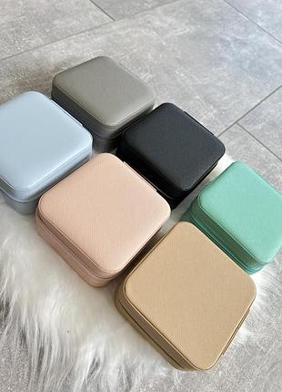 Шкатулка для украшений для хранения и путешествий органайзер коробочка