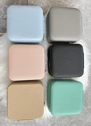 Шкатулка для украшений для хранения и путешествий органайзер коробочка