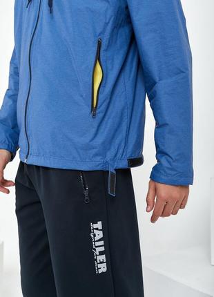Мужская куртка ветровка из плащевой ткани с подкладкой tailer6 фото