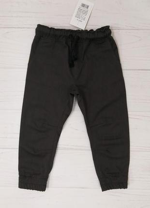 Дитячі штани - джоґери ліо темний хакі1 фото