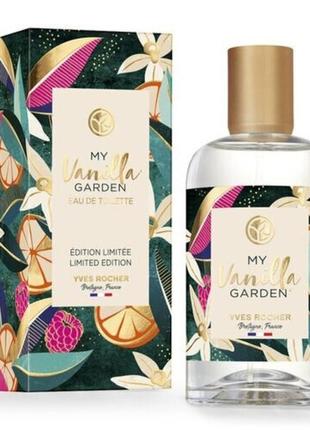 Туалетна вода my vanilla garden від yves rocher