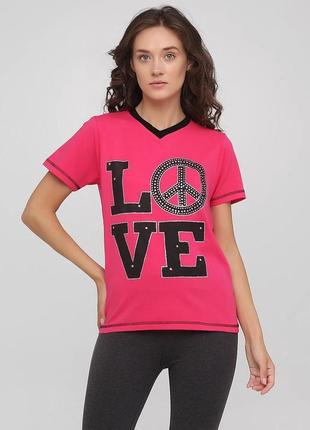 Рожева літня футболка baydo 1629