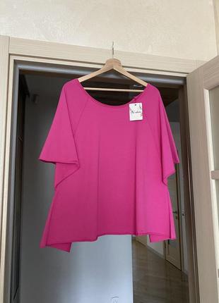 Универсальная кофта блуза в цвете фуксия, подойдет на любой тип фигуры4 фото