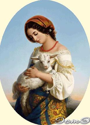 217 итальянская пастушка,  354 х 476