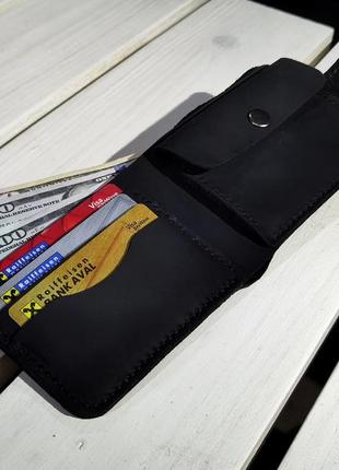 Портмоне / гаманець з натуральної шкіри (з відділом для монет)1 фото