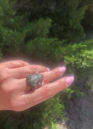 Кльцо ексклюзив срібло 7