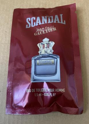 Jean paul gaultier scandal pour homme edt 1,5ml