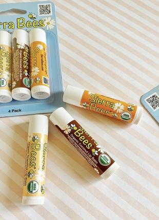Натуральный органический бальзам для губ sierra bees
