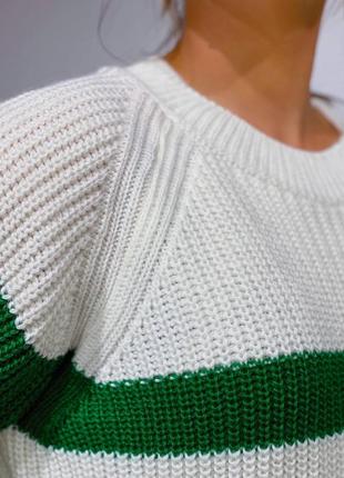 Джемпер тельняшка свитер вязка9 фото