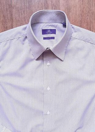 Сорочка next (англія) slim fit, 15.5" 39див розмір s бавовна 100%