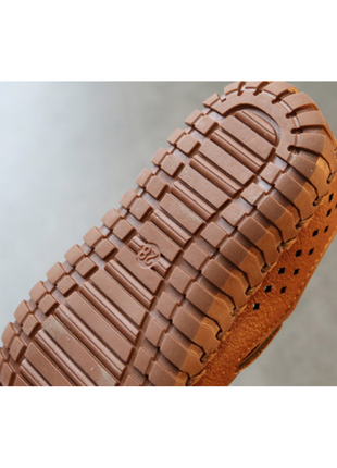 Туфли детские дышащие pu-кожа fashion коричневые5 фото