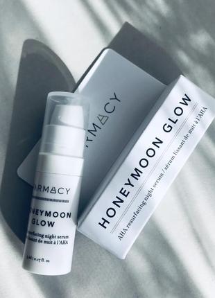 Farmacy honeymoon glow aha resurfacing night serum ночная сыворотка для лица1 фото