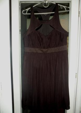 Женское вечернее нарядное платье topshop коктейльное шифоновое бюстье с вырезами клубное3 фото