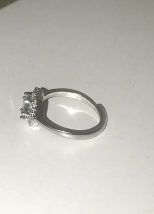 Кільце перстень із смарагдом стерлінгове срібло8 фото