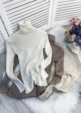 Водолазка гольф в рубчик водолазка гольф в рубчик4 фото