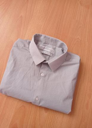 Сорочка slim fit, рубашка