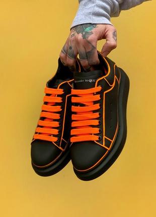 🔥кроссовки женские What mcqueen oversized black/orange