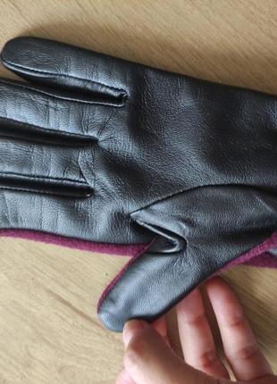 Стильні жіночі шкіряні рукавички esmara, німеччина.8 фото