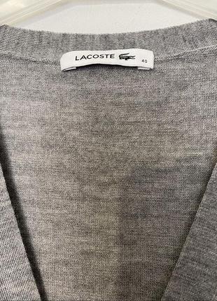 Lacoste кофта шерсть3 фото