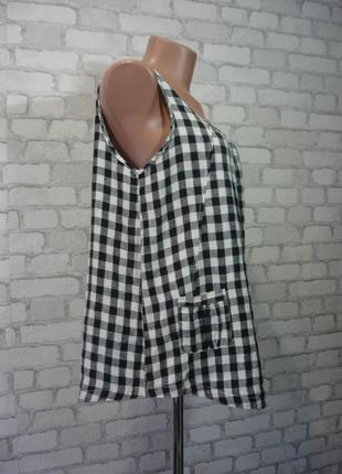 Блуза льняна -туніка з кишенями " tu " 48-50 р2 фото