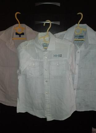 Комплект рубашек 5-7 лет (3 шт)1 фото
