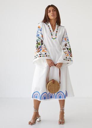 Купити Сукня вишиванка — недорого в каталозі Плаття міді на Шафі | Київ та  Україна